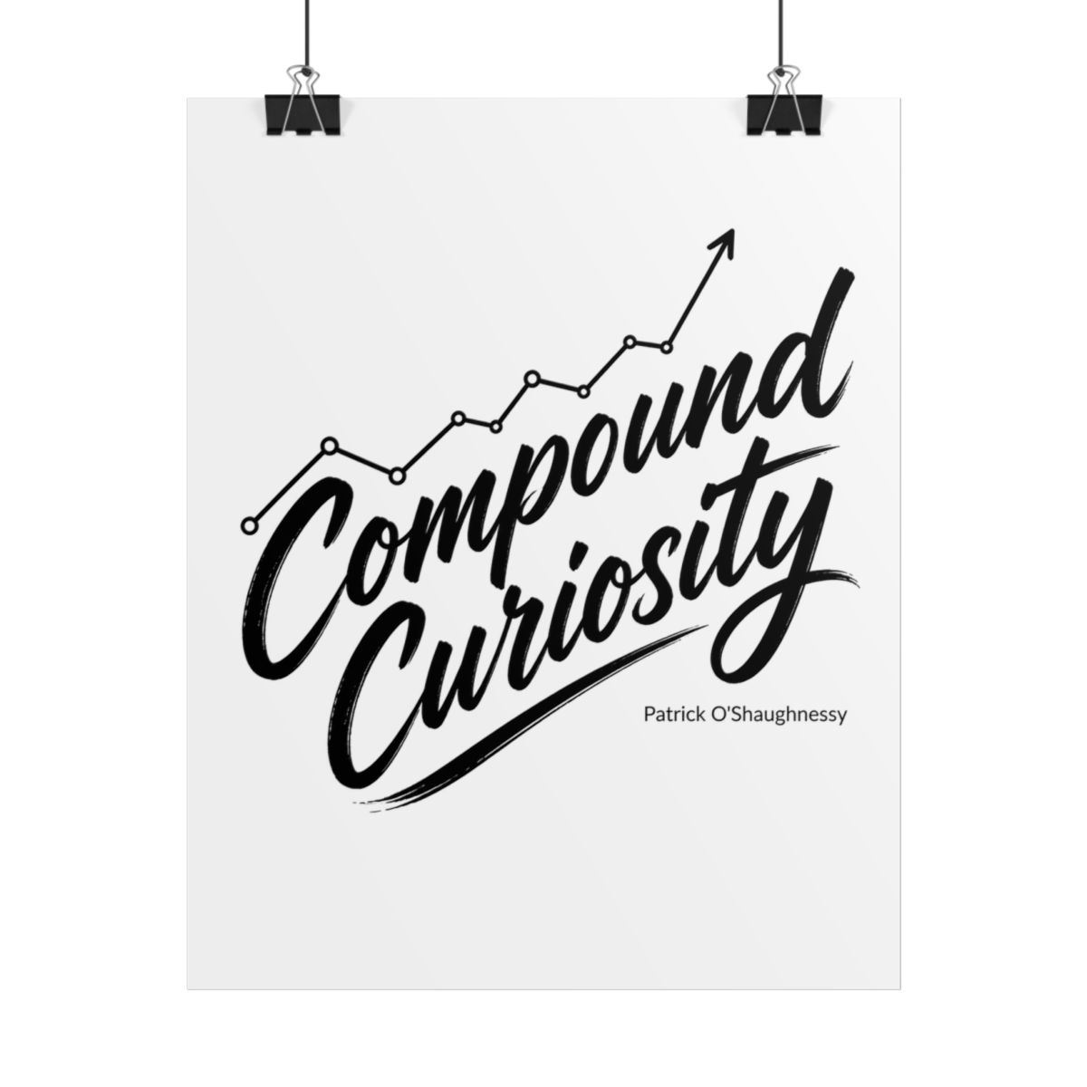 Invest Like The Best "Compound Curiosity" Poster - Invest Like The Best official Posters & Wall Art merch